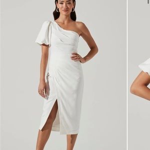 ASTR Joelle White Dress